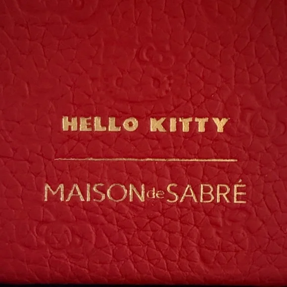 MAISON de SABRE leather Hello Kitty Phone Case iPhone 16 Pro Max - Red